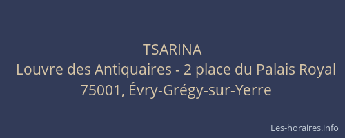 TSARINA