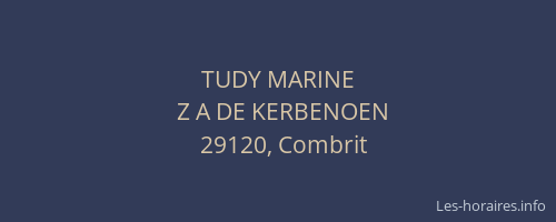 TUDY MARINE