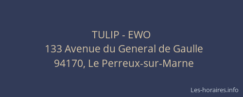 TULIP - EWO