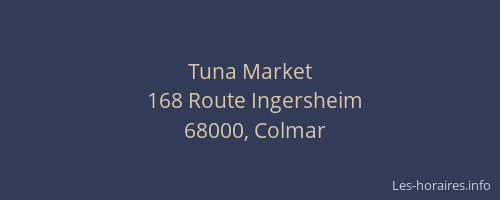 Tuna Market