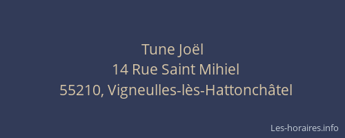 Tune Jo&euml;l