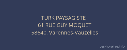 TURK PAYSAGISTE