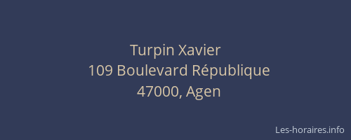 Turpin Xavier