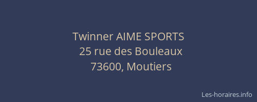 Twinner AIME SPORTS