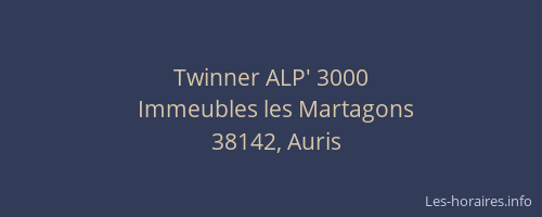 Twinner ALP' 3000