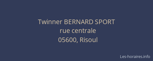 Twinner BERNARD SPORT
