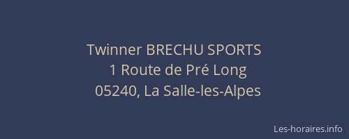Twinner BRECHU SPORTS