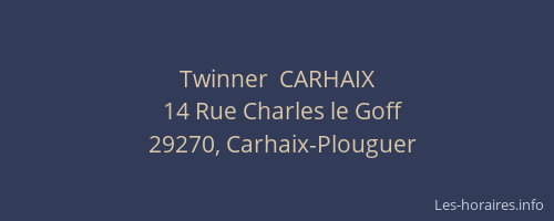 Twinner  CARHAIX