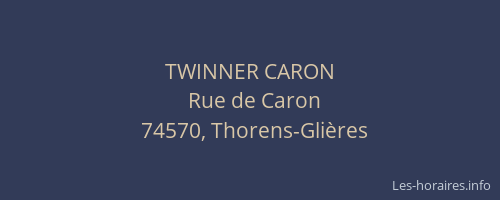 TWINNER CARON