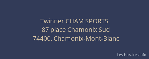 Twinner CHAM SPORTS
