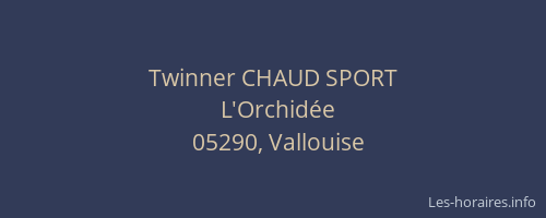 Twinner CHAUD SPORT