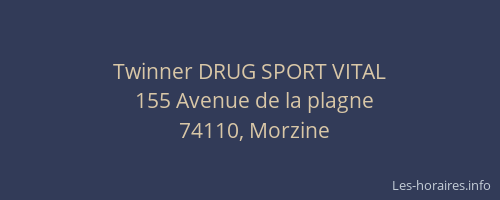 Twinner DRUG SPORT VITAL