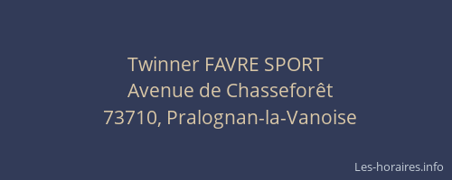 Twinner FAVRE SPORT