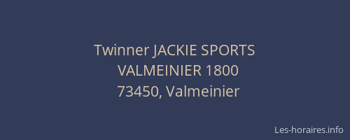 Twinner JACKIE SPORTS