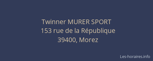 Twinner MURER SPORT