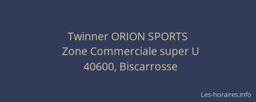 Twinner ORION SPORTS