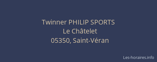 Twinner PHILIP SPORTS