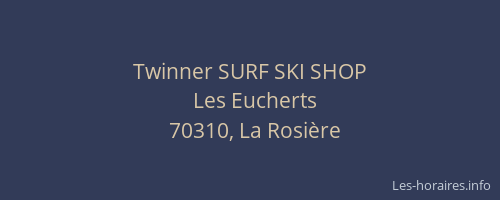 Twinner SURF SKI SHOP