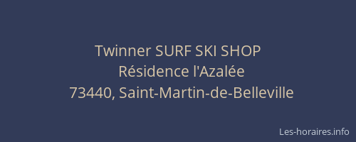 Twinner SURF SKI SHOP