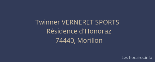 Twinner VERNERET SPORTS