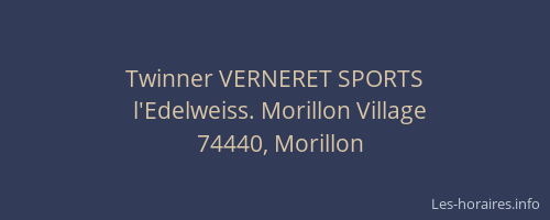 Twinner VERNERET SPORTS