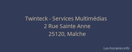 Twinteck - Services Multim&eacute;dias