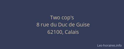 Two cop's