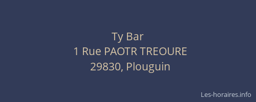 Ty Bar