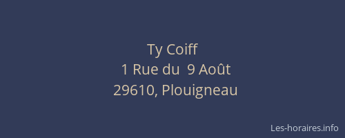 Ty Coiff