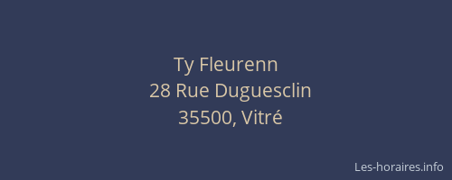Ty Fleurenn