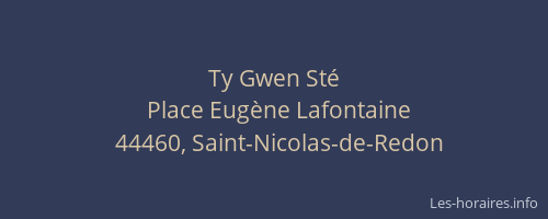 Ty Gwen Sté