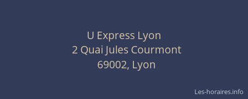 U Express Lyon