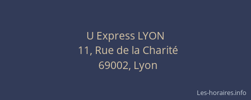 U Express LYON