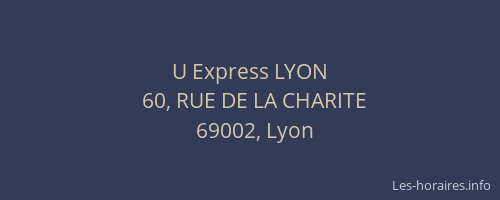 U Express LYON