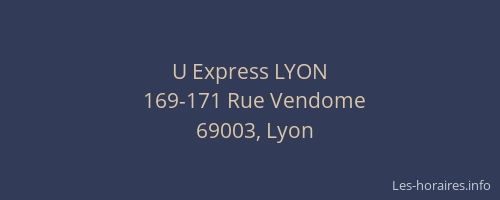 U Express LYON