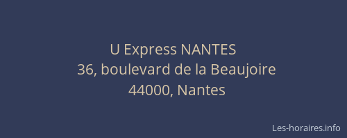 U Express NANTES