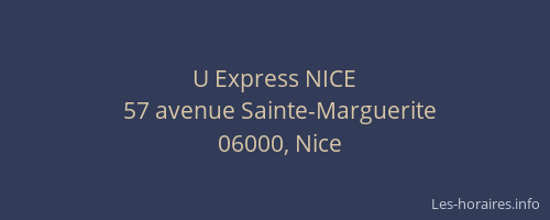 U Express NICE