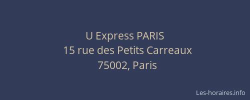 U Express PARIS