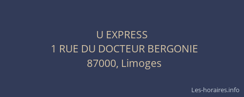 U EXPRESS