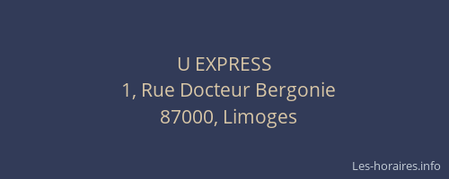 U EXPRESS