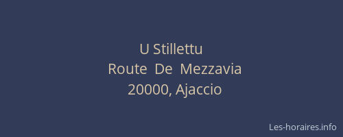U Stillettu