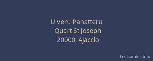 U Veru Panatteru