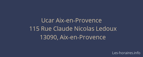 Ucar Aix-en-Provence