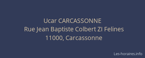 Ucar CARCASSONNE