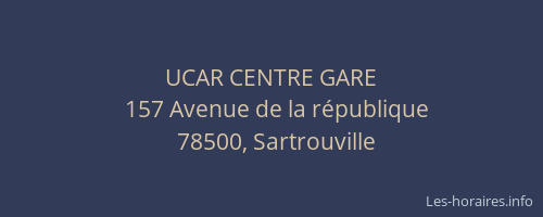 UCAR CENTRE GARE
