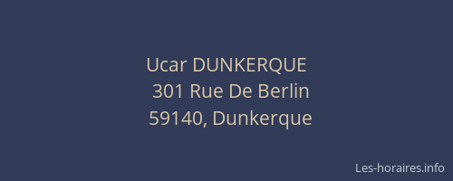Ucar DUNKERQUE