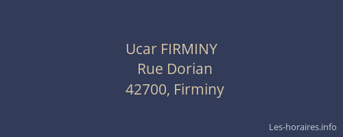 Ucar FIRMINY