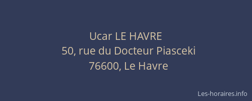 Ucar LE HAVRE