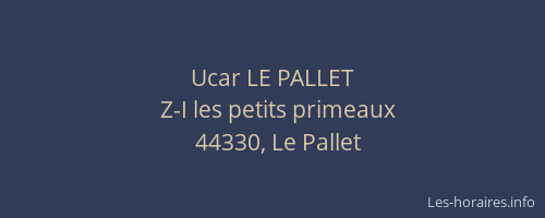 Ucar LE PALLET