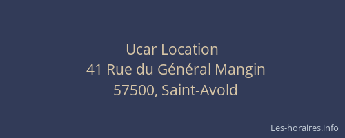 Ucar Location
